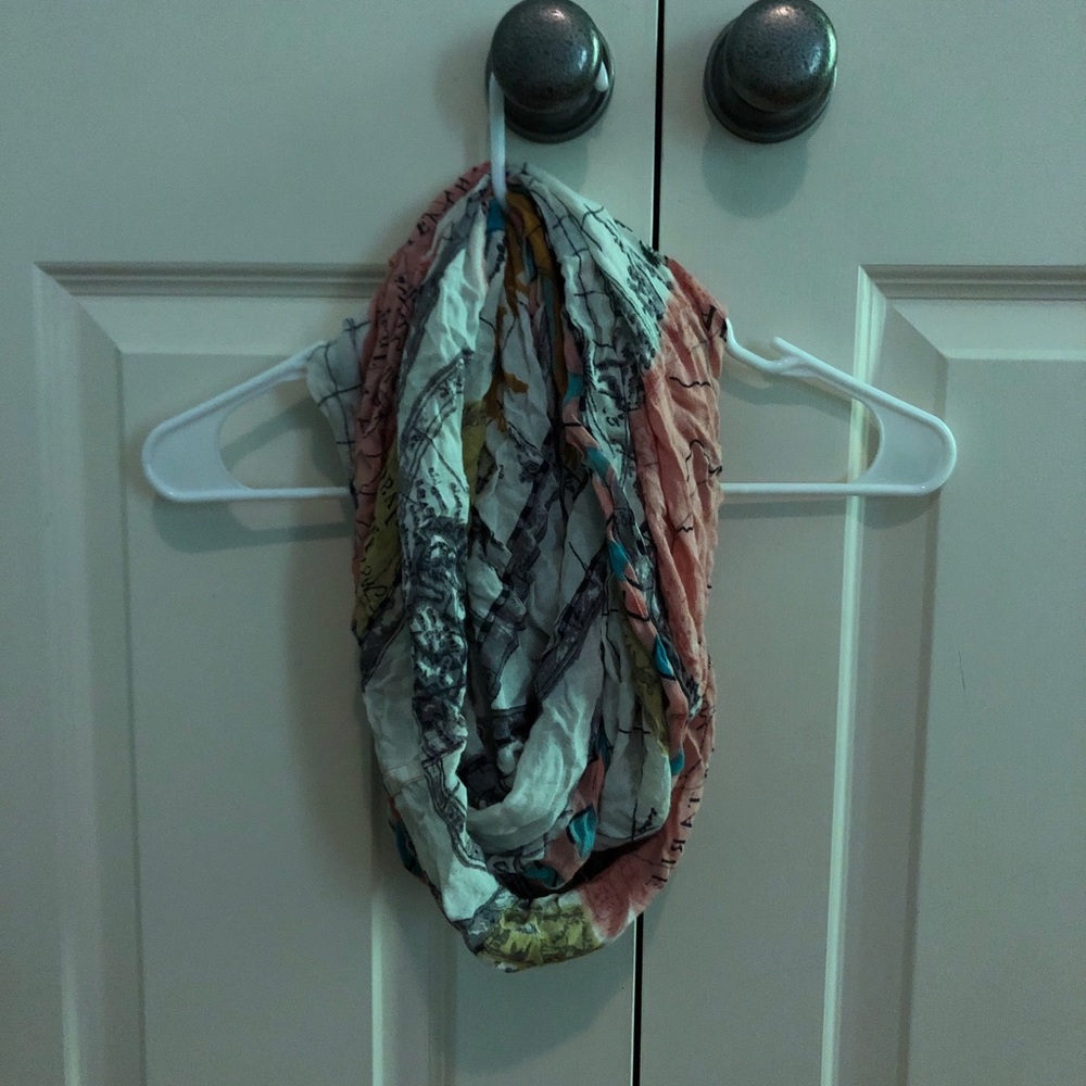 World map scarf
